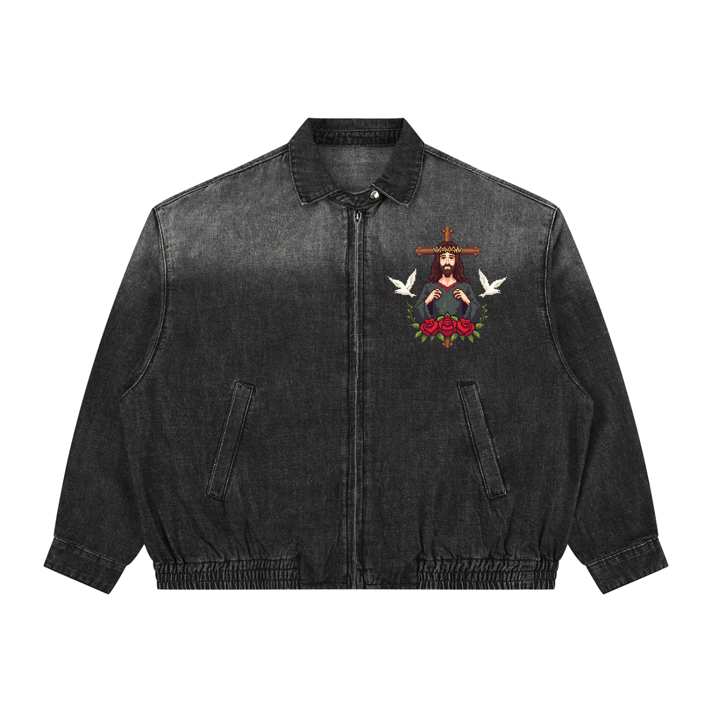 Vintage Wash MILLY ROCK Denim Jacket