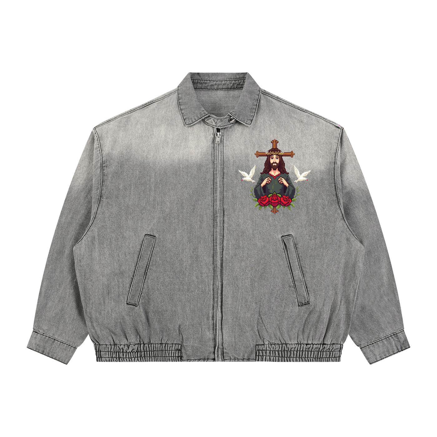 Vintage Wash MILLY ROCK Denim Jacket